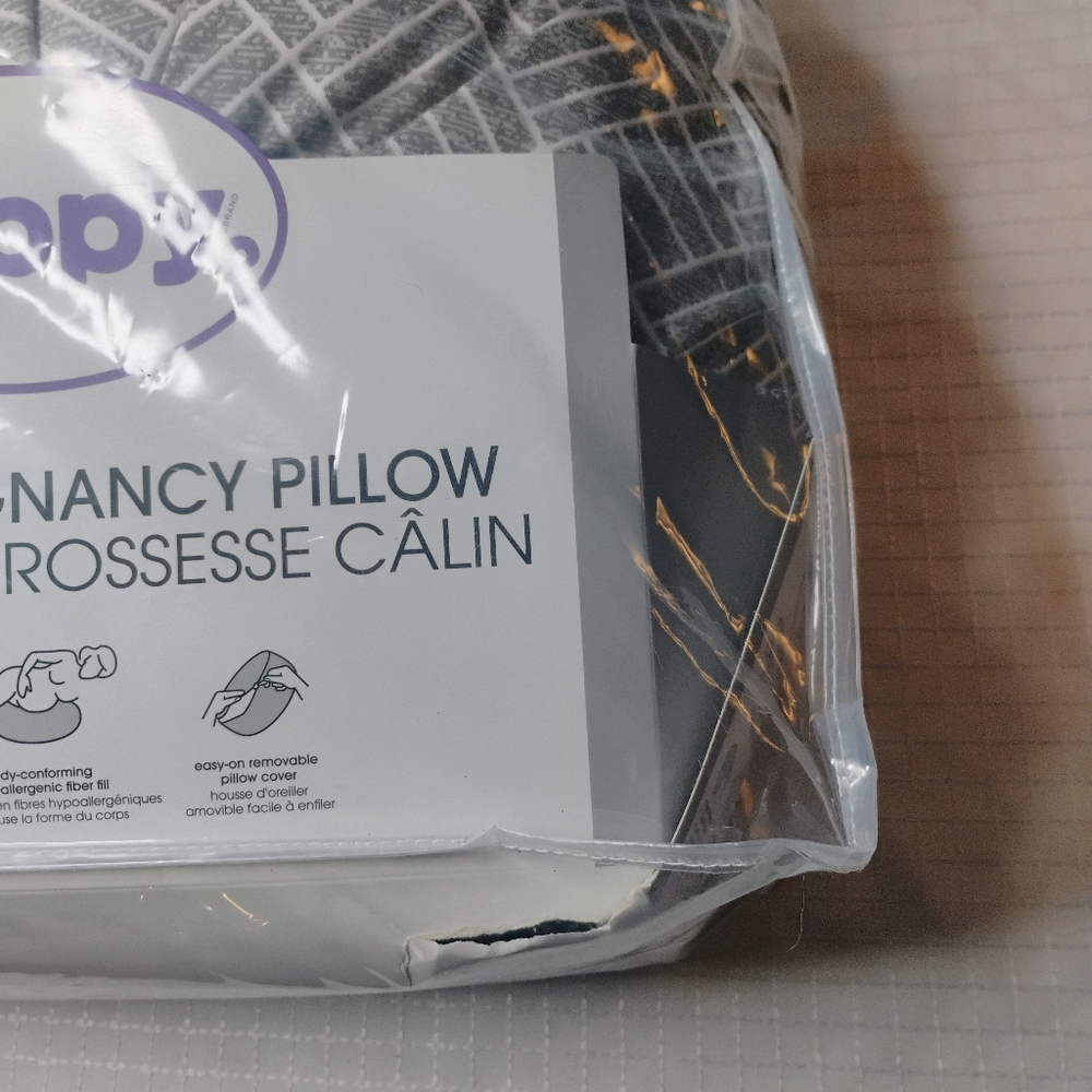 Boppy Cuddle Pregnancy Pillow - Gray - Picture 4 of 4